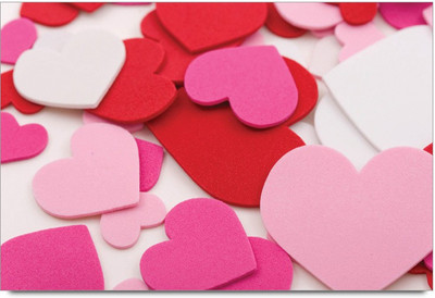 34% OFF on Multi Color Hearts Paper Print 34% OFF on Multi Color Hearts Paper Print