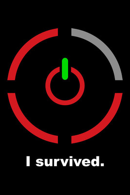 37% OFF on I Survived Paper Print