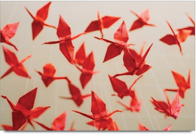 34% OFF on Red Paper Birds Art Paper Print 34% OFF on Red Paper Birds Art Paper Print