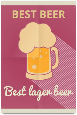 53% OFF on Best Beer Graphical Design Laminated Poster Paper Print 53% OFF on Best Beer Graphical Design Laminated Poster Paper Print
