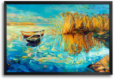 46% OFF on Artistic Boats Painting Laminated Framed Paper Print 46% OFF on Artistic Boats Painting Laminated Framed Paper Print
