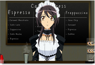 34% OFF on Amy Big Eye Animated Waitress Paper Print 34% OFF on Amy Big Eye Animated Waitress Paper Print