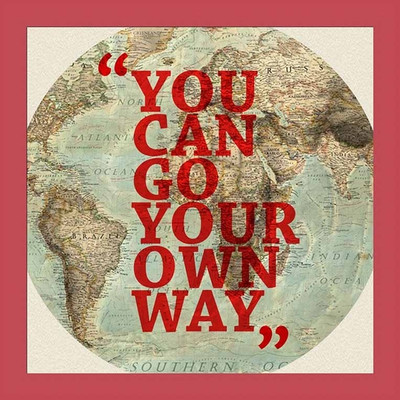 41% OFF on Painting Mantra Framed - Go Your Own Way Paper Print