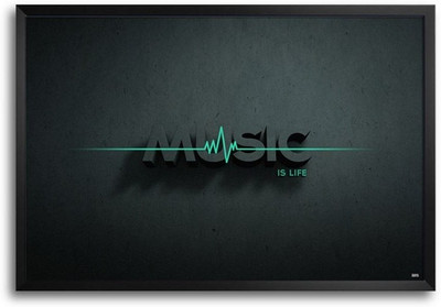 74% OFF on Music Is Life Fp00004390 Framed Photographic Paper 74% OFF on Music Is Life Fp00004390 Framed Photographic Paper