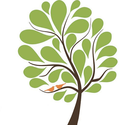 Love Birds on a Tree - Wedding Autographable Fine Art Print Love Birds on a Tree - Wedding Autographable Fine Art Print