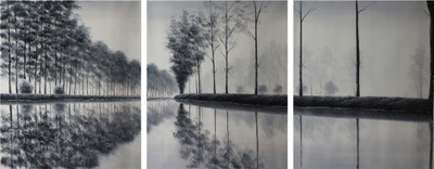 8% OFF on Collage Painting Of A Lanndscape Canvas Art