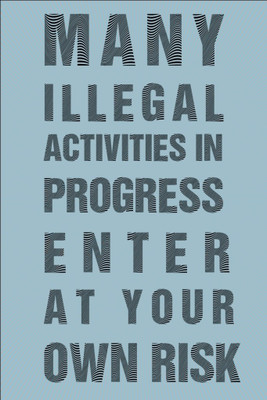 37% OFF on Enter at Own Risk - 4 Paper Print