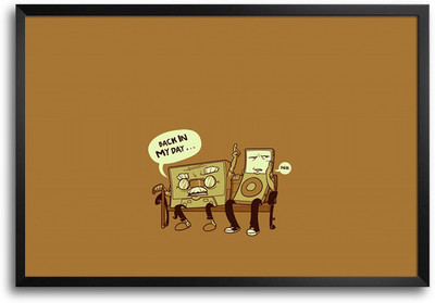 46% OFF on ShopMantra Cassette Generation Gap Laminated Frame Poster Paper Print 46% OFF on ShopMantra Cassette Generation Gap Laminated Frame Poster Paper Print