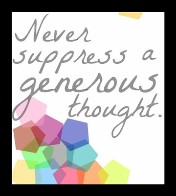 42% OFF on Painting Mantra Framed - Never Surpress A Generous Thought Paper Print