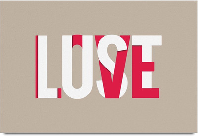 58% OFF on Love Or Lust Minimal Design Laminated Poster Paper Print 58% OFF on Love Or Lust Minimal Design Laminated Poster Paper Print