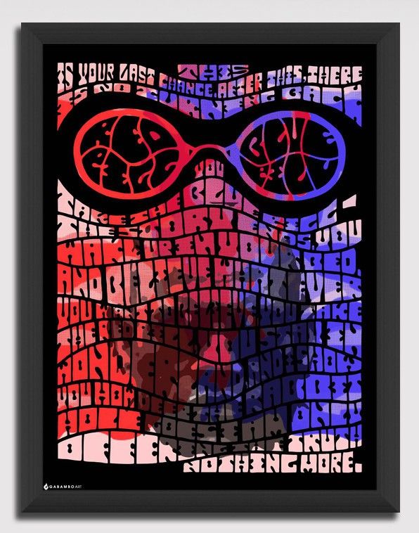 Matrix - Red Pill/Blue Pill Canvas Art Matrix - Red Pill/Blue Pill Canvas Art