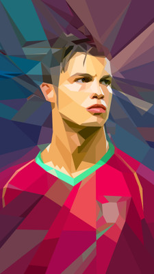 66% OFF on Urbanhomz Ronaldo Poster Paper Print