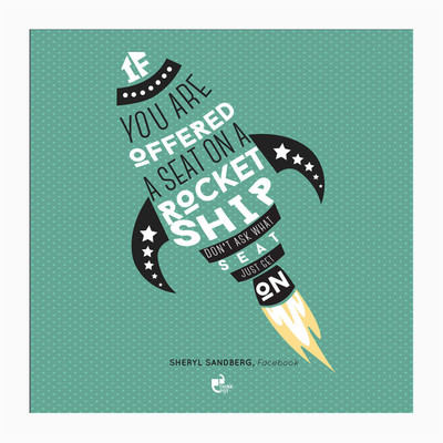 5% OFF on Thinkpot If You Are Offered A Seat On A Rocket Ship - Sheryl Sandberg White Square Frame Paper Print 5% OFF on Thinkpot If You Are Offered A Seat On A Rocket Ship - Sheryl Sandberg White Square Frame Paper Print