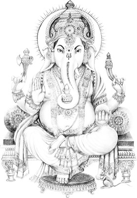 55% OFF on Ganesha Fine Art Print