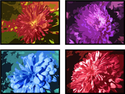 50% OFF on Colorful flowers Fine Prints Fine Art Print