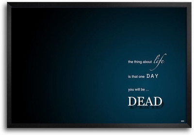 74% OFF on Dead Quotes Fp00004405 Framed Photographic Paper
