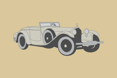 6% OFF on Vintage Merc Paper Print 6% OFF on Vintage Merc Paper Print
