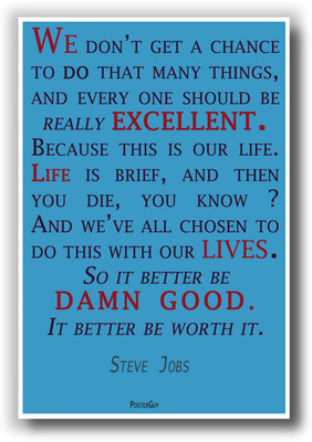 27% OFF on PosterGuy Steve Jobs Quote 27% OFF on PosterGuy Steve Jobs Quote