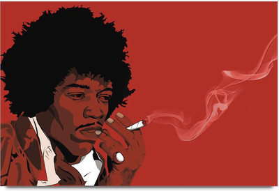 75% OFF on Jimi Hendrix Smoking Paper Print 75% OFF on Jimi Hendrix Smoking Paper Print