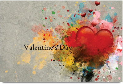 34% OFF on Amy Amazing Abstract Heart Art Valentine 3D Poster