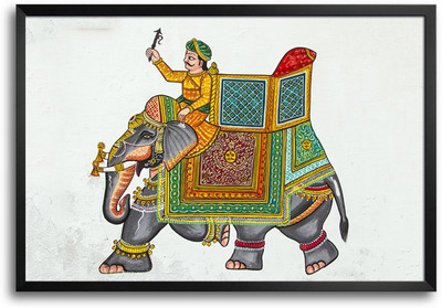 46% OFF on Indian Elephant Traditional Painting Laminated Framed Paper Print 46% OFF on Indian Elephant Traditional Painting Laminated Framed Paper Print