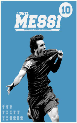 12% OFF on Lionel Messi Paper Print