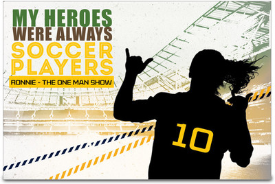 53% OFF on Shopmantra Ronnie Brazil Football Poster Paper Print