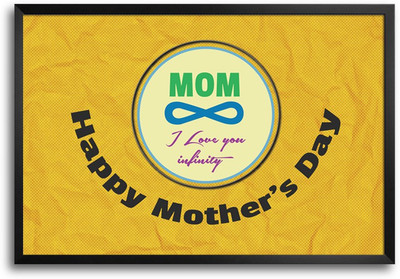 46% OFF on Happy Mother's Day -SMFP00002227 Laminated Framed Paper Print