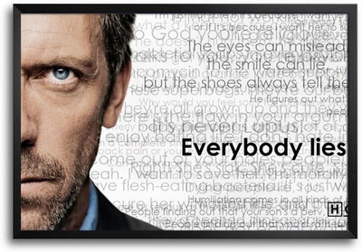74% OFF on Hugh Laurie Fp00003762 Framed Photographic Paper