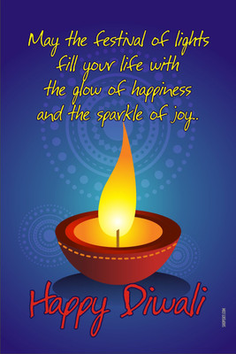 16% OFF on Poster - Its time to fun with crackers and not get cracked.Ofcourse its Deepawali. Paper Print