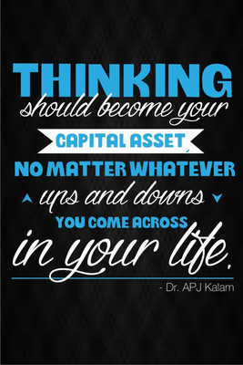 16% OFF on Poster - Motivational Thinking About Life Paper Print