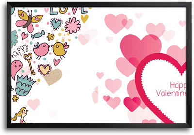 46% OFF on Shopmantra Bicycle Love Couple Poster Paper Print