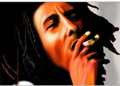37% OFF on Bob Marley Poster (18 x 12 Inches) by Shopkeeda Paper Print