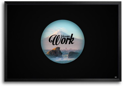 74% OFF on Do Some Work Fp00004468 Framed Photographic Paper