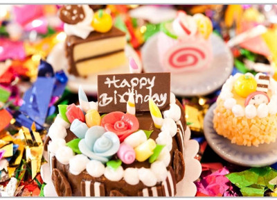 37% OFF on Happy Birthday CakesPoster (18 x 12 Inches) by Shopkeeda Paper Print