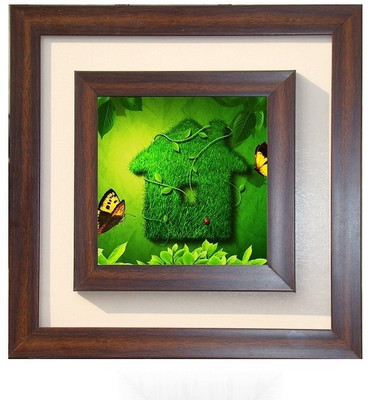 29% OFF on Lila Painting DVL- S- 825 With Wooden Frame Canvas Art