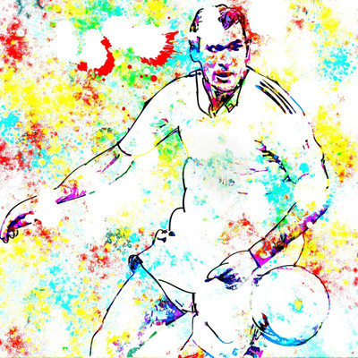 35% OFF on Zinedine Zidane Art Photographic Paper
