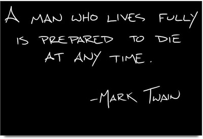 77% OFF on Shoprock Mark Twain Life Quote Photographic Paper