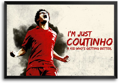 46% OFF on ShopMantra Coutinho Liverpool FC Laminated Frame Poster Paper Print 46% OFF on ShopMantra Coutinho Liverpool FC Laminated Frame Poster Paper Print