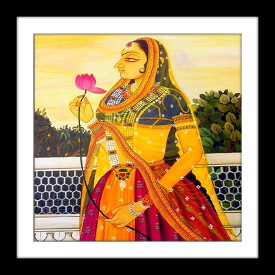 33% OFF on Thousnad Brushes Frameless RD-45: Rajasthani Painting 8