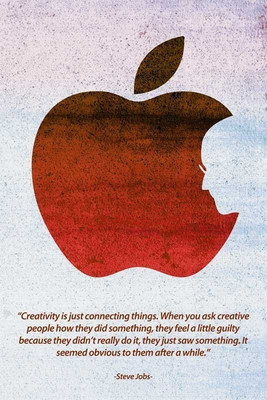 8% OFF on Steve Jobs - Creativity Apple Logo Paper Print 8% OFF on Steve Jobs - Creativity Apple Logo Paper Print