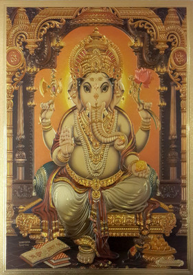 60% OFF on Shree Ganesh Ji FCS Fine Art Print