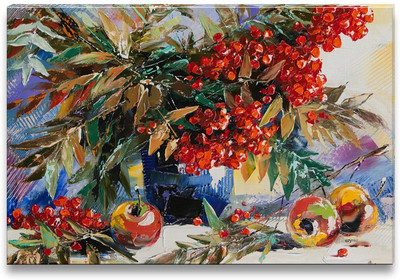 45% OFF on Still-Life with a Mountain Ash and Apples Canvas Art 45% OFF on Still-Life with a Mountain Ash and Apples Canvas Art