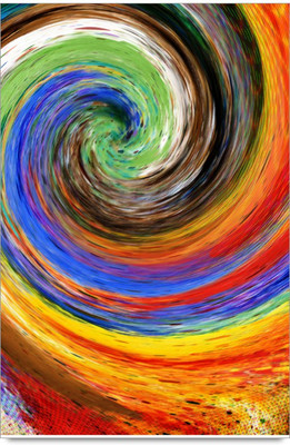 50% OFF on Colours Moving Paper Print