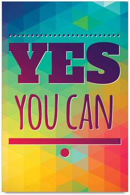 77% OFF on Shoprock Yes You Can Inspirational Quote Photographic Paper