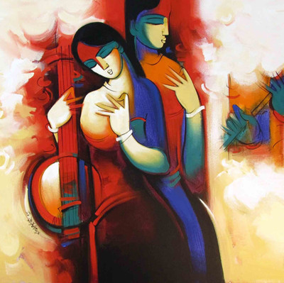 10% OFF on Wonder Images Meera with Back Framing Canvas Art