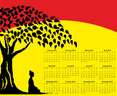 77% OFF on Mesleep New Year 2015 Painting Without Frame. Canvas Art