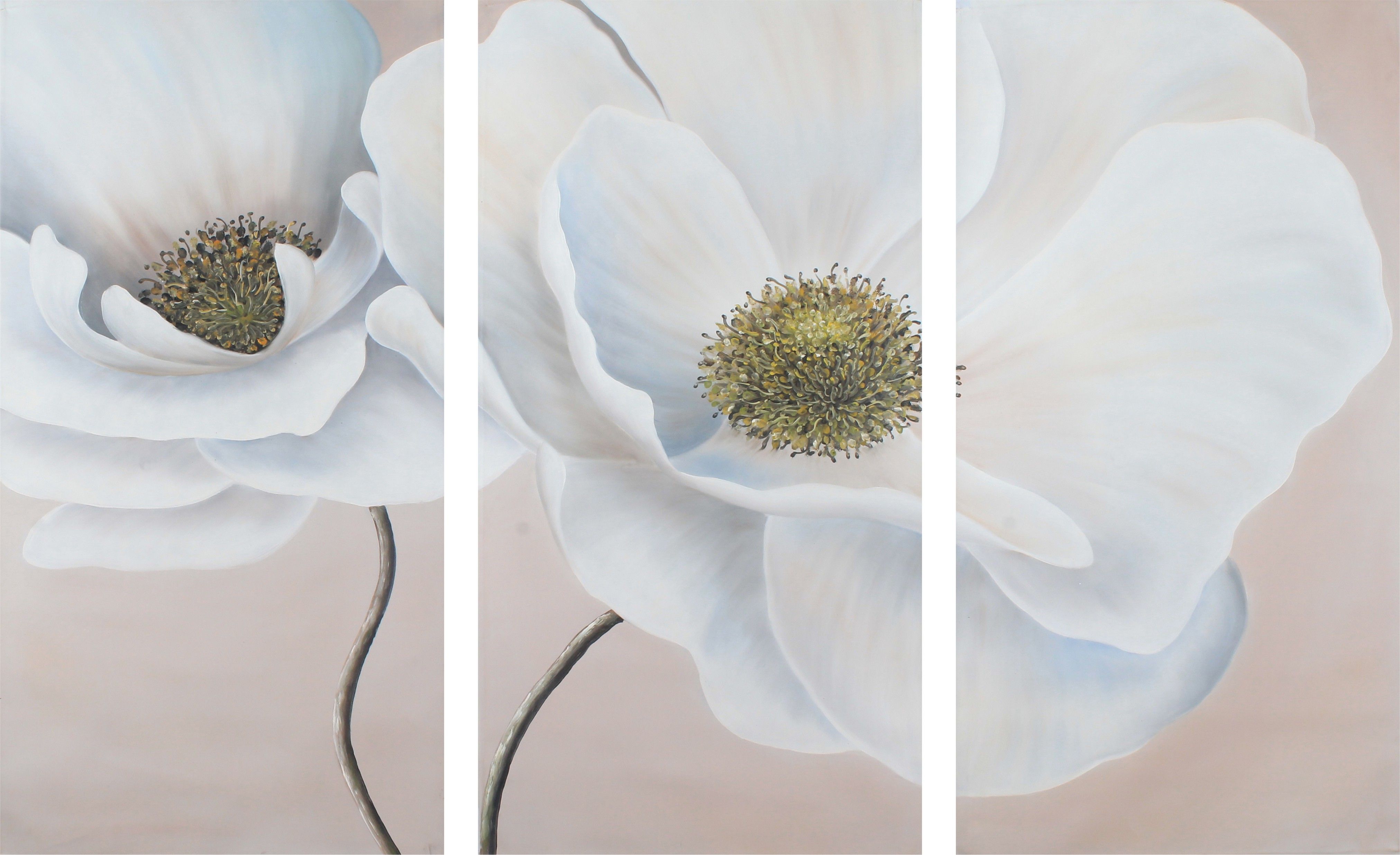 7% OFF on Collage Painting Of A Flower Canvas Art