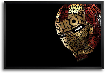 46% OFF on ShopMantra Iron Man Typography Mask Laminated Frame Poster Paper Print 46% OFF on ShopMantra Iron Man Typography Mask Laminated Frame Poster Paper Print