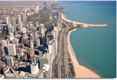 75% OFF on Amy Beautiful Beach With City Paper Print 75% OFF on Amy Beautiful Beach With City Paper Print